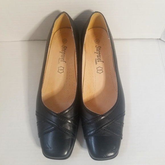 Stepwel Canada Black Shoes Size 41 - Picture 1 of 10